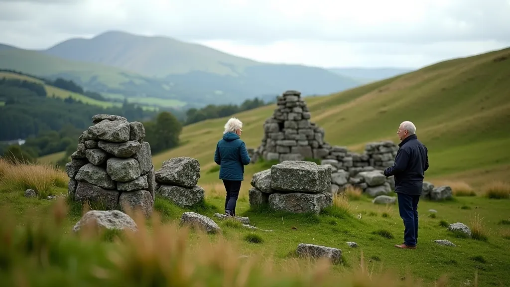 Heritage walking tour in Wicklow Mountains